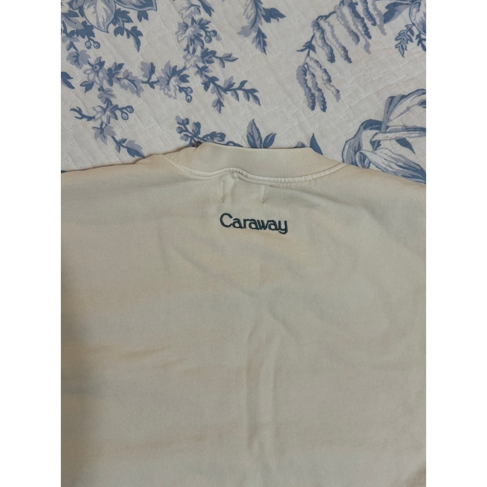 MATE the Label x Caraway Home Cook Organic Cotton Sweatshirt Cream XS/S - Picture 7 of 9